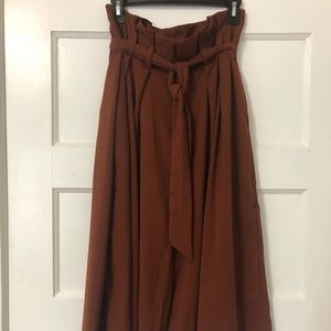 Style Rack Burnt Orange Wide Leg  Pant